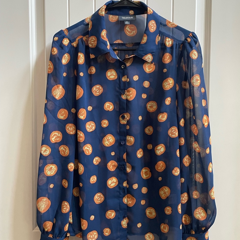 ModCloth jack o’lantern blouse